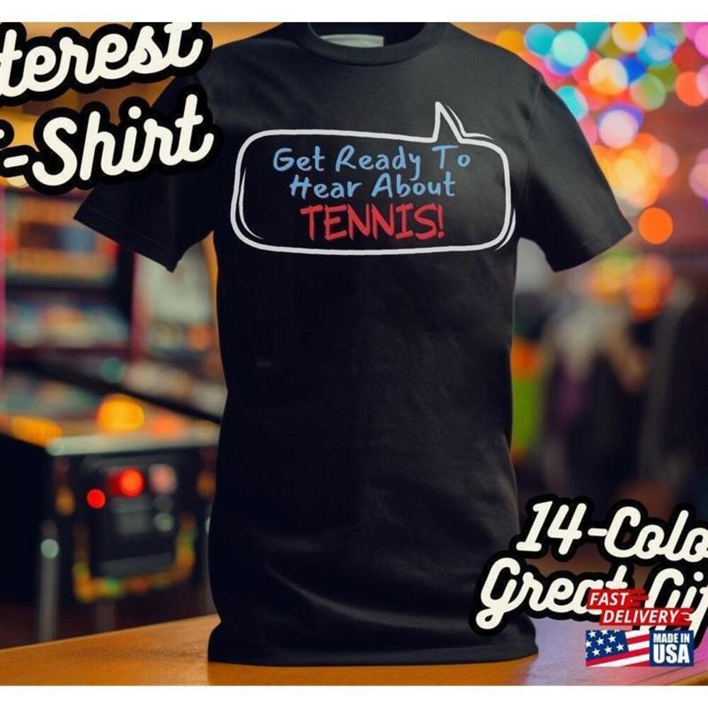 Tennis Tshirt Classic Unisex 1